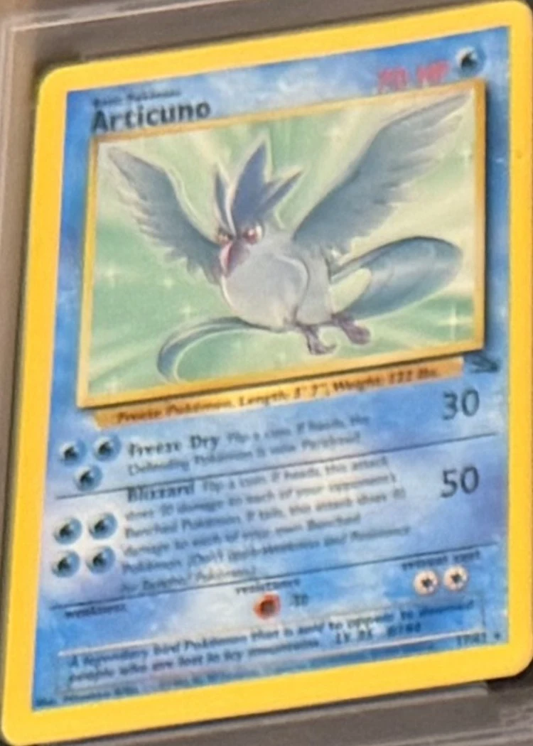 Articuno — Fossil, graded PSA 4 — the exact slab for sale