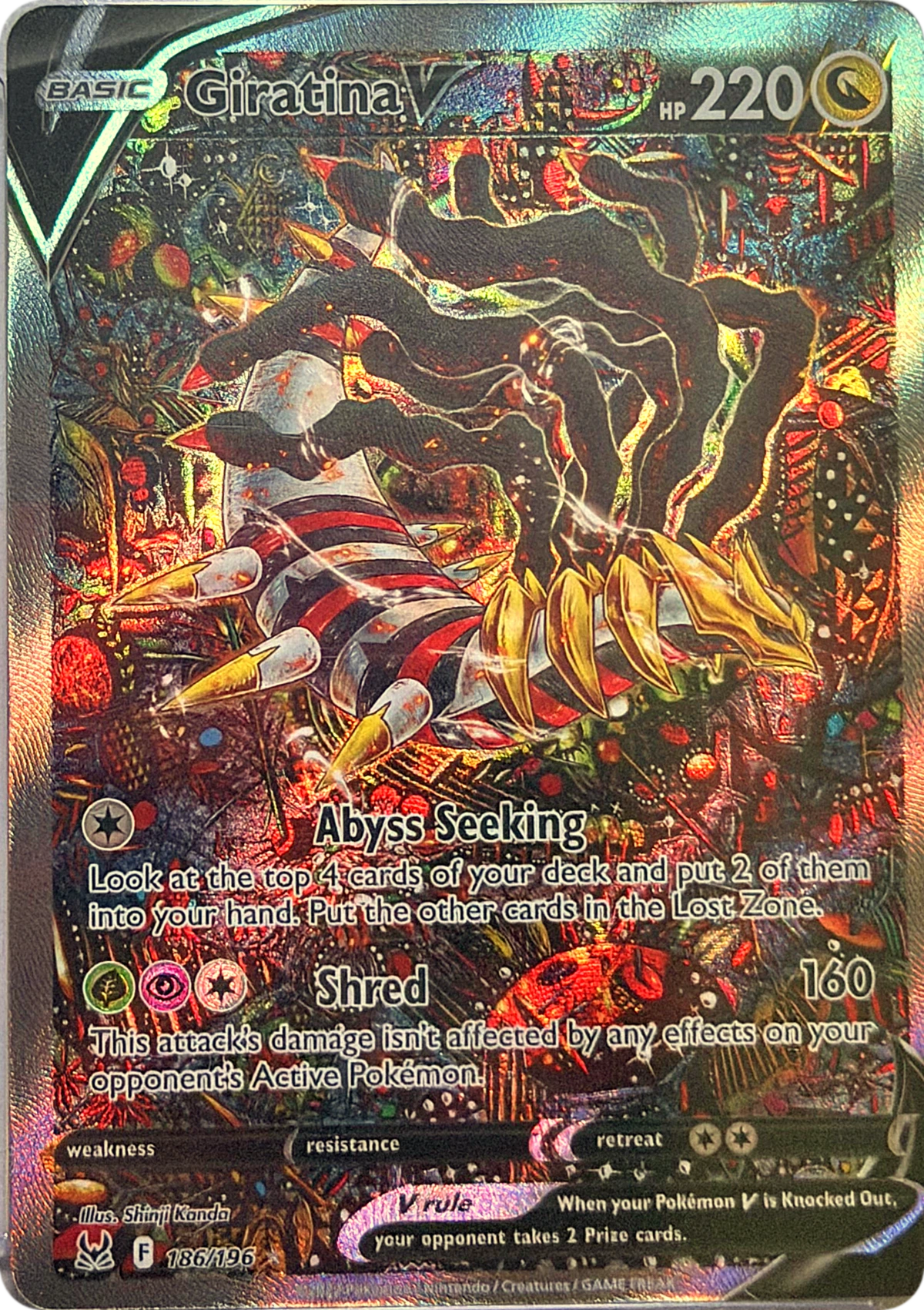 Giratina V — Alt Art, graded CGC 9.5 — the exact slab for sale