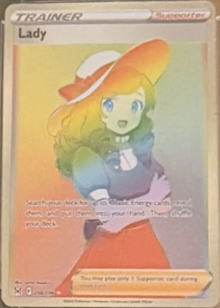 Lady (rainbow secret), graded GRADED 9 — the exact slab for sale