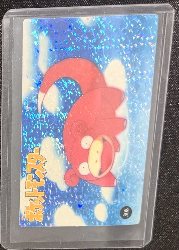 Pocket Monsters prism sticker — Slowbro #308, graded RAW · UNGRADED — the exact slab for sale