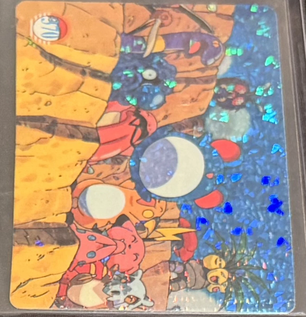 Pocket Monsters prism sticker — canyon group, graded RAW · UNGRADED — the exact slab for sale