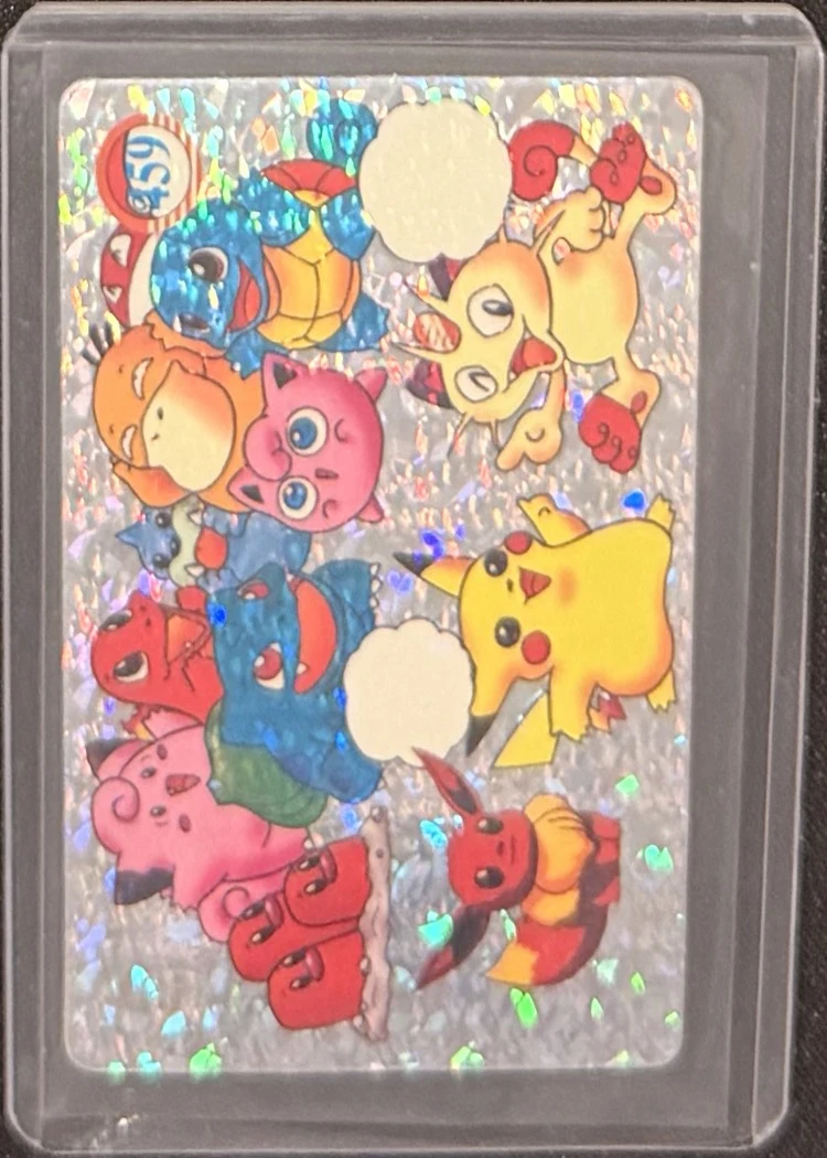 Pocket Monsters prism sticker — group (¥450 mark), graded RAW · UNGRADED — the exact slab for sale