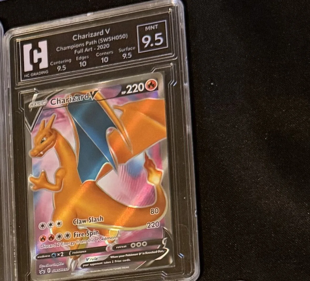 Charizard V (full art), graded GRADED 9.5 — the exact slab for sale