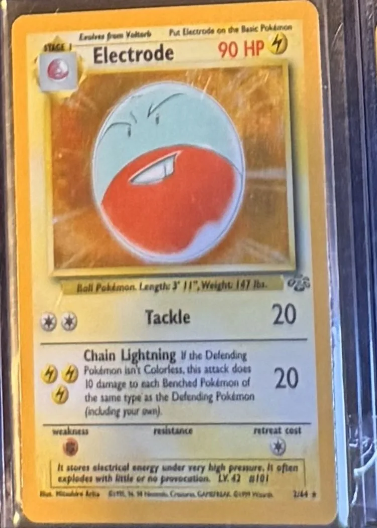 Electrode (holo), graded RAW · UNGRADED — the exact slab for sale