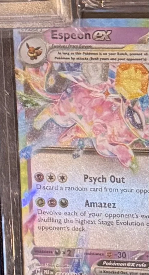 Espeon ex (Tera), graded RAW · UNGRADED — the exact slab for sale