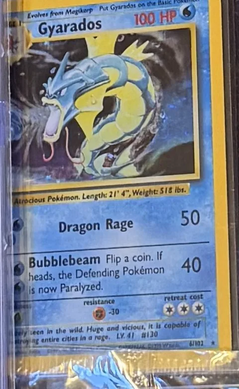 Gyarados (holo), graded RAW · UNGRADED — the exact slab for sale