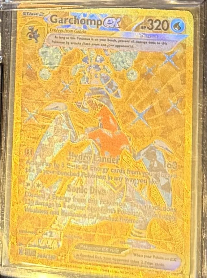 Garchomp ex (gold hyper rare), graded RAW · UNGRADED — the exact slab for sale