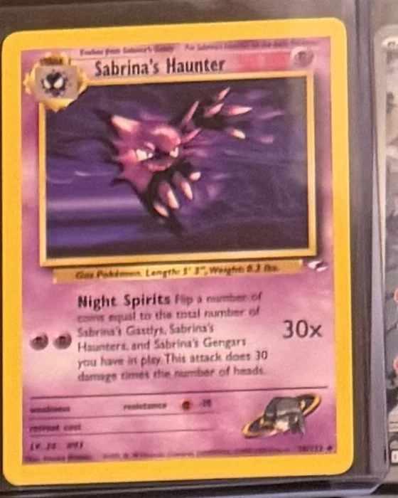 Sabrina's Haunter (Night Spirits), graded RAW · UNGRADED — the exact slab for sale