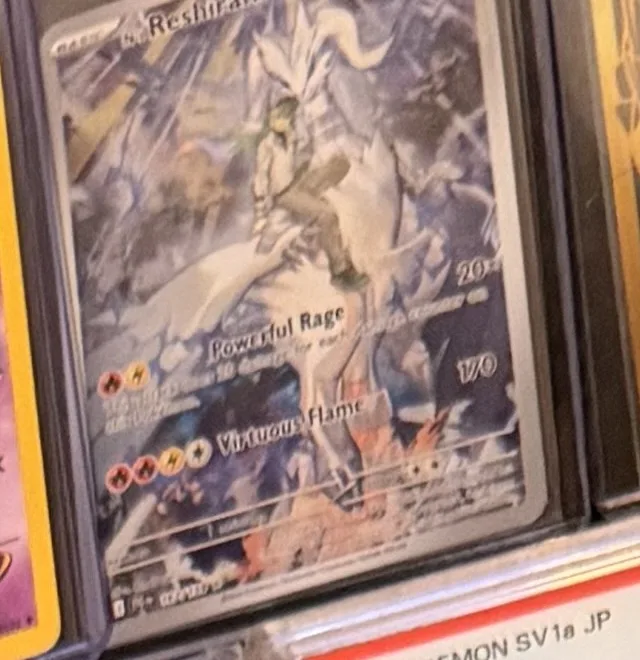N's Reshiram (full art), graded RAW · UNGRADED — the exact slab for sale