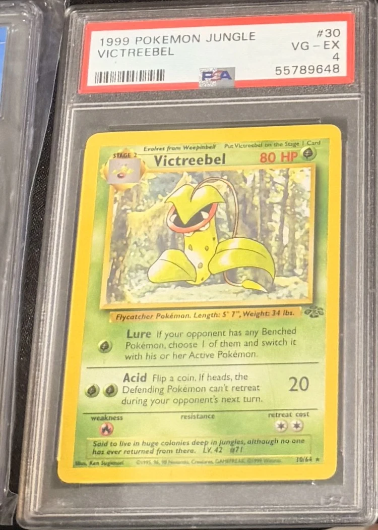 Victreebel — Jungle, graded PSA 4 — the exact slab for sale